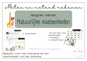 Voorbeeld - Natuurlijke maateenheden - Voorblad