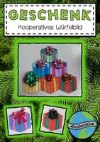 Vorschau - Mal- und Bastelvorlagen - Geschenk Ausmalvorlagen Kooperatives Poster Weihnachten - Deckblatt