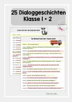 Vorschau - Text - Dialoggeschichten für Klasse 1 und 2 - Deckblatt