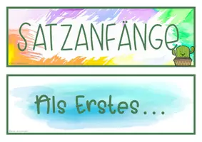 Vorschau - Bildkarten - Satzanfänge für das Klassenzimmer - Seite 2