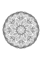 Vorschau - Arbeitsblätter - Mandalas für Neujahr & Silvester - Ausmalen für Vertretungsstunden - Seite 2