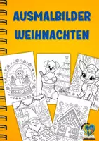 Vorschau - Anderer Materialtyp - Weihnachtszauber: Ausmalbilder für Kinder – Gratis für deinen Unterricht - Deckblatt