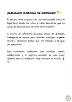 Vista previa - Juegos / Gamificación - Escape Room Navidad - Aventura en el Taller de Papá Noel - página 2