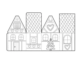 Vorschau - Mal- und Bastelvorlagen - Weihnachtsmotive zum Basteln 3 - Deckblatt