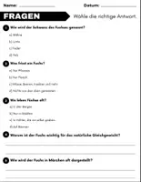 Vorschau - Arbeitsblätter - Dachs: Leseverständnis und Kreuzworträtsel mit Lösungen - Seite 2