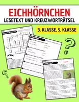 Vorschau - Spiele - Eichhörnchen: Leseverständnis und Kreuzworträtsel mit Lösungen - Deckblatt