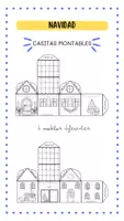 Vista previa - Manualidades / Dibujos para colorear - NAVIDAD: CASITAS MONTABLES - Portada