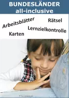 Vorschau - Arbeitsblätter - BUNDESLÄNDER - all inclusive - Deckblatt