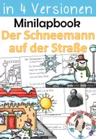 Vorschau - Arbeitsblätter - Mini - Lapbook - Gedicht - Der Schneemann auf der Straße von Robert Reinick - Deckblatt