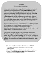 Vorschau - Arbeitsblätter - Napoleon Gruppenpuzzle (Eroberung, Sturz, Reformen) - Deckblatt