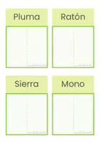 Vista previa - Juegos / Gamificación - Juego manipulativo de Palabras polisémicas - página 1