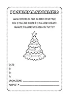 anteprima - Esercizi - Problemi natalizi classe prima - Pagina 1