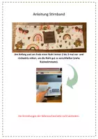 Vorschau - Arbeitsblätter - Anleitung Stirnband (Nähanleitung) - Deckblatt
