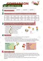 Vorschau - Arbeitsblätter - Comparisons of adjectives - Christmas edition - Deckblatt