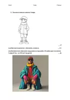 Vorschau - Arbeitsblätter - Les vêtements, les couleurs - Petit contrôle avec audio - Seite 1