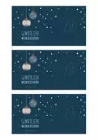 Vorschau - Mal- und Bastelvorlagen - Grußkarten | Weihnachten – Weihnachtskugeln – Teebeutel – 7 Versionen - Seite 3