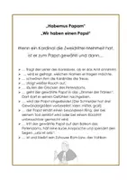 Vorschau - Arbeitsblätter - Papst und Papstwahl: Das will ich wissen! - Seite 3