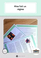 Vorschau - Arbeitsblätter - Mina fait un régime - Deckblatt