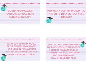 Vorschau - Quiz - School year abroad - Q&A - Deckblatt