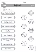 Vorschau - Arbeitsblätter - Fußball Arbeitsblatt differenziert - DaZ - DaF Sprachförderung - Seite 3