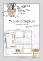 Vorschau - Anderer Materialtyp - Mein Pferdetagebuch - Mitmachbuch: Unser Stall - Deckblatt