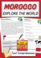 Vorschau - Arbeitsblätter - Morocco Reading Comprehension Englisch Reading Games Klasse 8 English - Deckblatt