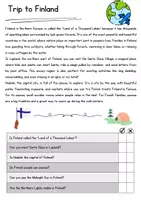 Vorschau - Arbeitsblätter - Reading Comprehension Klasse 8 bis 9 English Explore the World 10 Places - Seite 2