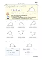 Vorschau - Arbeitsblätter - SINUSSATZ - Trigonometrie (Arbeitsblatt) - Seite 1