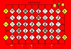 Vorschau - Spiele - Sprechspiel: Christmas maze / Weihnachts-Labyrinth - Seite 2