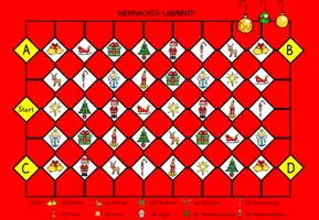Vorschau - Spiele - Sprechspiel: Christmas maze / Weihnachts-Labyrinth - Seite 3
