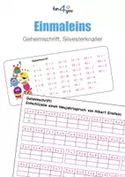 Vorschau - Aufgabenkarten - Einmaleins Silvesterknaller #bestoflmp2019 - Deckblatt