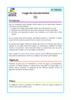 Vista previa - Juegos / Gamificación - Juego para practicar cálculo mental (II) - página 1