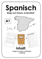 Vorschau - Spiele - La Navidad en España (Bingo). Vokabelspiel - Deckblatt