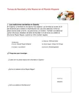 Vorschau - Arbeitsblätter - Temas Navidad y Año Nuevo - Deckblatt