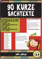 Vorschau - Arbeitsblätter - 90 Sachtexte, zu 15 Tieren (Abschreibtexte, Groß- und Kleinschreibung, Wortarten, Fehler korrigieren) - Deckblatt
