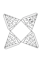Vorschau - Mal- und Bastelvorlagen - Bastelvorlage - Weihnachtliche und winterliche Faltpyramiden - Seite 3