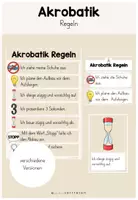 Vorschau - Poster - Akrobatik (Regeln) - Deckblatt