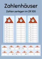 Vorschau - Arbeitsblätter - Zahlenhäuser ZR 100 / Zahlen zerlegen ZR 100 - Deckblatt