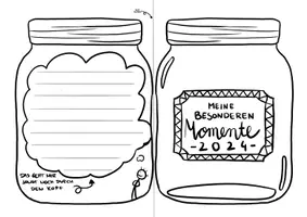 Vorschau - Mal- und Bastelvorlagen - Meine Marmeladenglasmomente 2024 -kreative Jahresreflexion - Seite 3