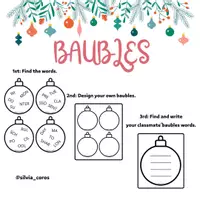 Vista previa - Juegos / Gamificación - syllables - BAUBLES - Portada