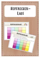 Vorschau - Anderer Materialtyp - Kopfrechenlauf - Deckblatt