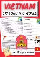 Vorschau - Arbeitsblätter - Vietnam Englisch Klasse 7 Reading Comprehension Lesen Englisch - Deckblatt