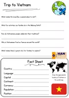 Vorschau - Arbeitsblätter - Vietnam Englisch Klasse 7 Reading Comprehension Lesen Englisch - Seite 2