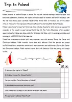 Vorschau - Arbeitsblätter - Poland Englisch Klasse 7 Reading Comprehension Lesen Englisch - Seite 1