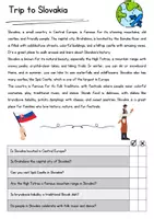 Vorschau - Arbeitsblätter - Slovakia Englisch Klasse 7 Reading Comprehension Lesen Englisch - Seite 1