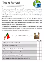 Vorschau - Arbeitsblätter - Portugal Reading Comprehension Englisch Reading Games Klasse 7 English - Seite 1