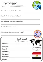 Vorschau - Arbeitsblätter - Egypt Reading Comprehension Englisch Reading Games Klasse 7 English - Seite 2