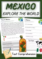 Vorschau - Arbeitsblätter - Mexico Reading Comprehension Englisch Reading Games Klasse 7 English - Deckblatt
