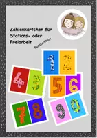 Vorschau - Stationenlernen - Freiarbeits- und Stationskärtchen für den Kunst - Unterricht - Deckblatt
