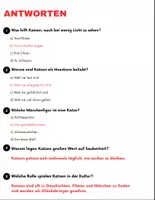 Vorschau - Spiele - Die Katze: Leseverständnis und Kreuzworträtsel mit Lösungen - Seite 3